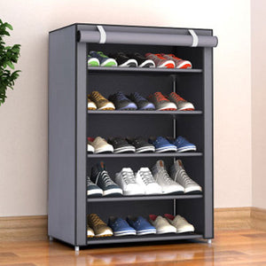 Simple Multi-layer Shoe Rack Household Dustproof Assembly Shoe Cabinet Save Space Dormitory Small Shoe Storage Shelf