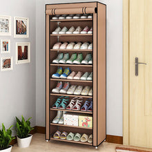 Load image into Gallery viewer, Simple Multi-layer Shoe Rack Household Dustproof Assembly Shoe Cabinet Save Space Dormitory Small Shoe Storage Shelf