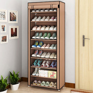 Simple Multi-layer Shoe Rack Household Dustproof Assembly Shoe Cabinet Save Space Dormitory Small Shoe Storage Shelf