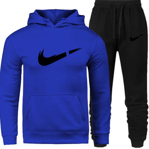 2019 Autumn Hoodie sweater jacket+ joggers sweatpants man printing suits sportwear Tracksuit Fight Color off white hoodie men