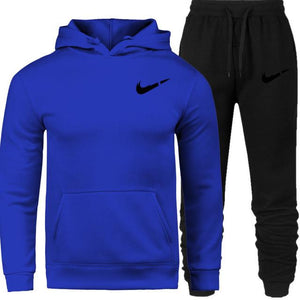 2019 Autumn Hoodie sweater jacket+ joggers sweatpants man printing suits sportwear Tracksuit Fight Color off white hoodie men