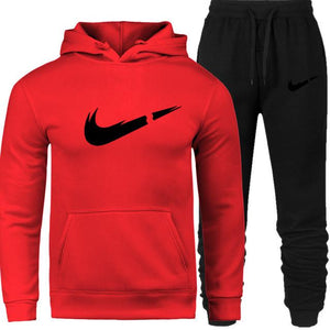 2019 Autumn Hoodie sweater jacket+ joggers sweatpants man printing suits sportwear Tracksuit Fight Color off white hoodie men