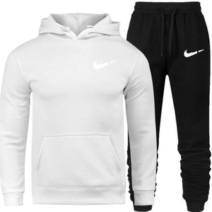 2019 Autumn Hoodie sweater jacket+ joggers sweatpants man printing suits sportwear Tracksuit Fight Color off white hoodie men