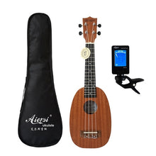 Load image into Gallery viewer, Aiersi brand 21 inch mahogany Soprano ukulele Hawaiian guitar ukelele