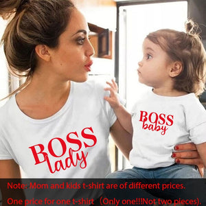 Gourd doll family matching clothes T shirt Women son daughter mum T shirt tops kids baby girl boys casual T shirt