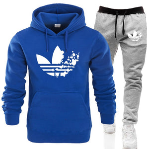 New Sport Suit Hoodie Brand Hooded Men Casual Cotton Fall/Winter Warm Hoodies Sweatshirts Men's Casual Tracksuit Costume+pants