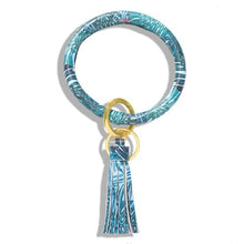 Load image into Gallery viewer, Girlgo Tassel Macrame Keychains for Women Boho Handmade Fiberlove key Holder Keyring Macrame Bag Charm Car Hanging Jewelry Gifts