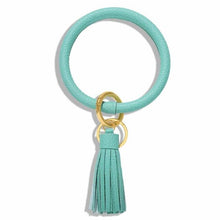 Load image into Gallery viewer, Girlgo Tassel Macrame Keychains for Women Boho Handmade Fiberlove key Holder Keyring Macrame Bag Charm Car Hanging Jewelry Gifts