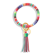 Load image into Gallery viewer, Girlgo Tassel Macrame Keychains for Women Boho Handmade Fiberlove key Holder Keyring Macrame Bag Charm Car Hanging Jewelry Gifts