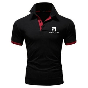 Men's Solomon Polo Shirt For Men Desiger Polos Men Short Sleeve shirt Clothes jerseys golftennis Plus Size M- 5XL