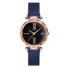 Load image into Gallery viewer, Women Watches Rose Gold Starry Sky Luxury Magnetic Mesh Rhinestone Quartz Wristwatch Lady Female Diamond Watch relogio feminino