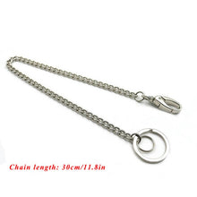 Load image into Gallery viewer, BLA Metal Trousers Pant Chain Punk Hip-hop Chain Waist Link Metal Silver Key Chain Jeans Waist Link Keyring Jewelry Z30