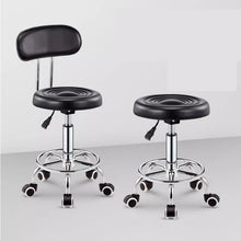 Load image into Gallery viewer, Adjustable Barber Chairs Hydraulic Rolling Swivel Stool Chair Salon Spa Bar cafe Tattoo Facial Massage Salon Furniture