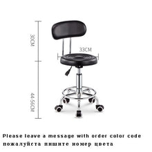 Load image into Gallery viewer, Adjustable Barber Chairs Hydraulic Rolling Swivel Stool Chair Salon Spa Bar cafe Tattoo Facial Massage Salon Furniture