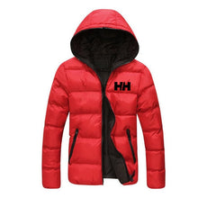 Load image into Gallery viewer, 2019 Novos Homens de Algodão Com Capuz Moda Inverno Engrosse Jaquetas HH Casaco Parkas Moda Masculina Masculino Sólida Cores Tam