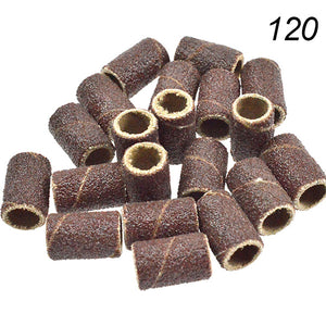 100pcs Nail Sanding Bands For Nail Bit Manicure Pedicure Set UV Gel Replacement Remover Milling Cutter For Manicure CHND268-1