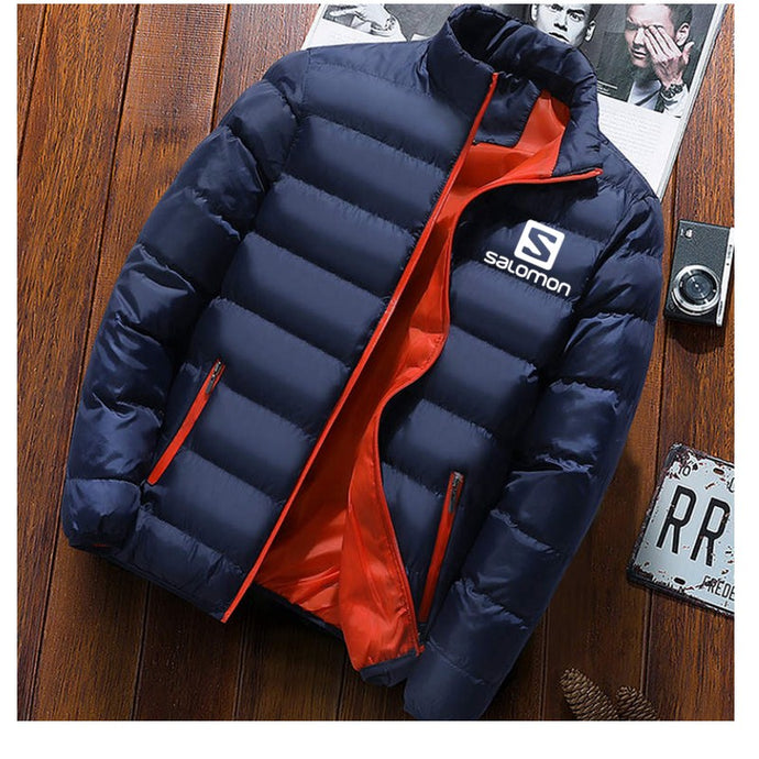 2019 New Winter Jackets Parka Men Autumn Winter Warm Outwear Brand Slim Mens Coats Casual Printed Jackets