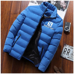 2019 New Winter Jackets Parka Men Autumn Winter Warm Outwear Brand Slim Mens Coats Casual Printed Jackets