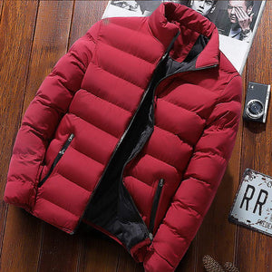 2019 New Winter Jackets Parka Men Autumn Winter Warm Outwear Brand Slim Mens Coats Casual Printed Jackets