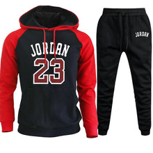 Load image into Gallery viewer, Jordan 23 Mens Sets Autumn Winter Hoodies Pants 2Pieces 2019 Casual Hooded Sweatshirt Sportswear Sweatpants Set Pullover Hoodies