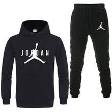 Load image into Gallery viewer, Brand Jordan Clothing Men&#39;s Casual Sweatshirts Pullover Men tracksuit Hoodies Two Piece +Pants Sport Shirts Autumn Winter Set