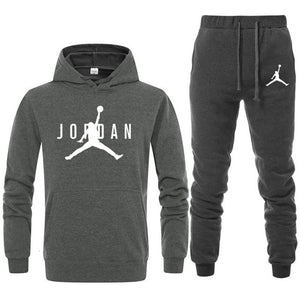 Brand Jordan Clothing Men's Casual Sweatshirts Pullover Men tracksuit Hoodies Two Piece +Pants Sport Shirts Autumn Winter Set