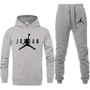 Brand Jordan Clothing Men's Casual Sweatshirts Pullover Men tracksuit Hoodies Two Piece +Pants Sport Shirts Autumn Winter Set