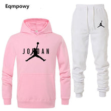 Load image into Gallery viewer, Brand Jordan Clothing Men&#39;s Casual Sweatshirts Pullover Men tracksuit Hoodies Two Piece +Pants Sport Shirts Autumn Winter Set