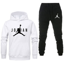 Load image into Gallery viewer, Brand Jordan Clothing Men&#39;s Casual Sweatshirts Pullover Men tracksuit Hoodies Two Piece +Pants Sport Shirts Autumn Winter Set