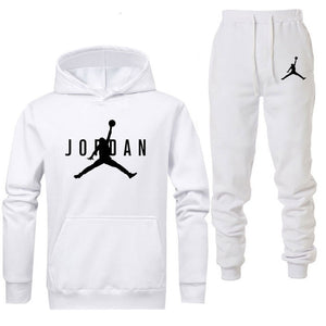 Brand Jordan Clothing Men's Casual Sweatshirts Pullover Men tracksuit Hoodies Two Piece +Pants Sport Shirts Autumn Winter Set