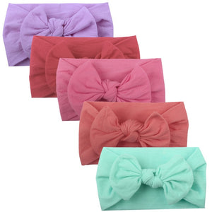 Baby Girl headbands Baby Toddler Turban Solid Headband Hair Band Baby Girl Bows Hair Accessories Headwear Headband for girls