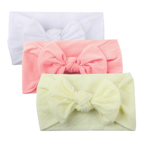 Baby Girl headbands Baby Toddler Turban Solid Headband Hair Band Baby Girl Bows Hair Accessories Headwear Headband for girls