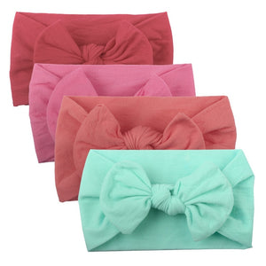 Baby Girl headbands Baby Toddler Turban Solid Headband Hair Band Baby Girl Bows Hair Accessories Headwear Headband for girls