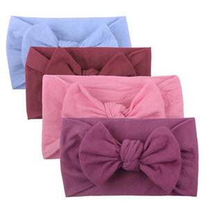 Baby Girl headbands Baby Toddler Turban Solid Headband Hair Band Baby Girl Bows Hair Accessories Headwear Headband for girls