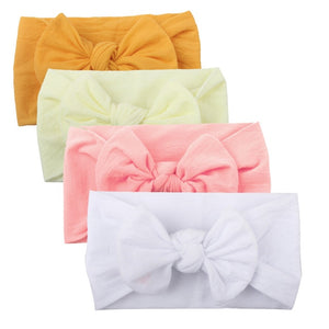 Baby Girl headbands Baby Toddler Turban Solid Headband Hair Band Baby Girl Bows Hair Accessories Headwear Headband for girls