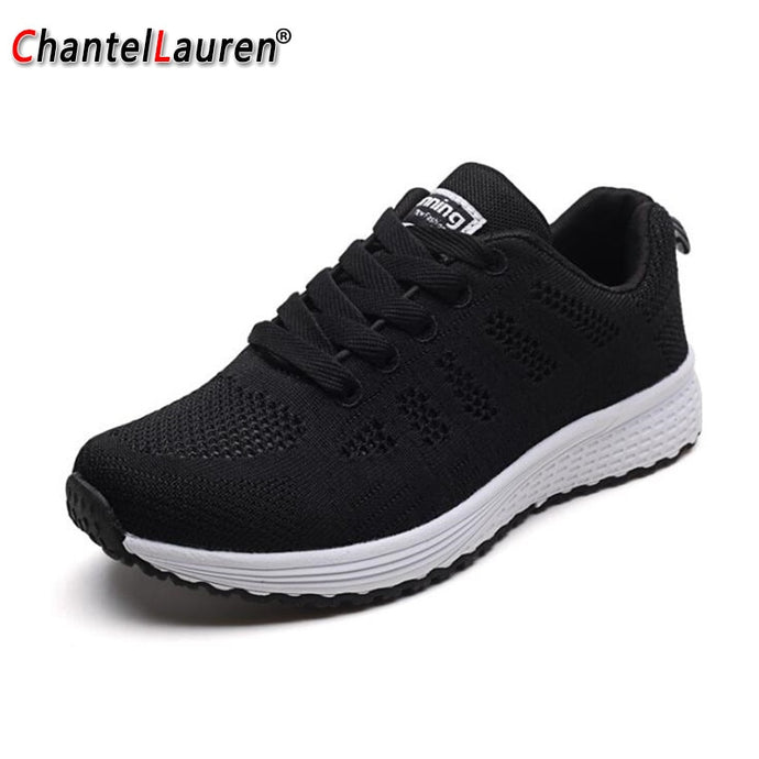 Running Shoes Lovers Sneakers Women Outdoor Sport Shoes Comfortable Mesh Walking Jogging Ladies Light Flats Shoes Plus Size 44