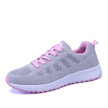 Load image into Gallery viewer, Running Shoes Lovers Sneakers Women Outdoor Sport Shoes Comfortable Mesh Walking Jogging Ladies Light Flats Shoes Plus Size 44