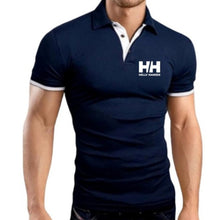 Load image into Gallery viewer, Summer Polo shirts men Clothes 2019 Letter Print Men Polo Shirts Men Solid Short Sleeve Polo Casual Slim Tops Tees new arrival