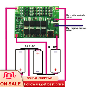 BMS 3S 40A Balancer PCM 18650 Lithium Battery Protection Board 3S BMS Li-ion Charger Charging With Balance 12.6V for Drill Motor