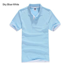 Load image into Gallery viewer, Plus Size XS-3XL Brand New Men&#39;s Polo Shirt High Quality Men Cotton Short Sleeve shirt Brands jerseys Summer Mens polo Shirts