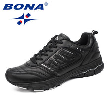 Load image into Gallery viewer, BONA New Style Men Running Shoes Ourdoor Jogging Trekking Sneakers Lace Up Athletic Shoes Comfortable Light Soft Free Shipping