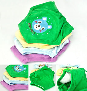 4 X Baby Toddler Girls Cute 4 Layers Waterproof Potty Training Pants reusable