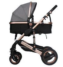 Load image into Gallery viewer, Wisesonle baby stroller 2 in 1 stroller lying or dampening folding light weight two-sided child four seasons Russia free shippin