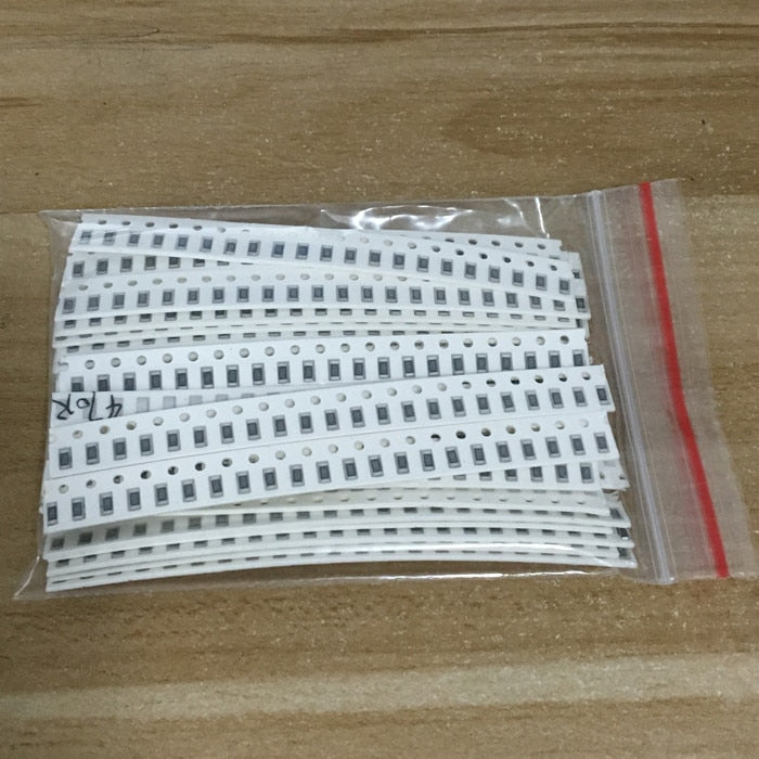 1206 SMD Resistor Kit Assorted Kit 1ohm-1M ohm 1% 33valuesX 20pcs=660pcs Sample Kit