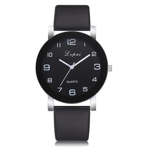 2018 New Famous Brand Women Simple Fashion Leather Band Analog Quartz Round Wrist Watch Watches relogio feminino clock #D