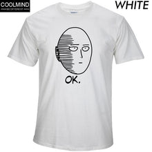 Load image into Gallery viewer, THE COOLMIND 100% cotton ANIME One Punch Man Printed men T shirt Fashion cool confortable men&#39;s  Tshirt casual t-shirt for men