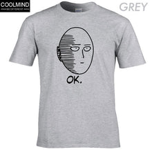 Load image into Gallery viewer, THE COOLMIND 100% cotton ANIME One Punch Man Printed men T shirt Fashion cool confortable men&#39;s  Tshirt casual t-shirt for men