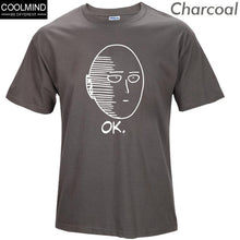 Load image into Gallery viewer, THE COOLMIND 100% cotton ANIME One Punch Man Printed men T shirt Fashion cool confortable men&#39;s  Tshirt casual t-shirt for men