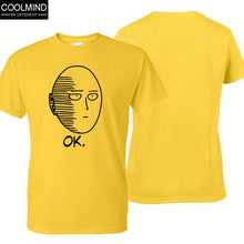 Load image into Gallery viewer, THE COOLMIND 100% cotton ANIME One Punch Man Printed men T shirt Fashion cool confortable men&#39;s  Tshirt casual t-shirt for men