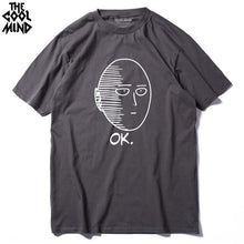 Load image into Gallery viewer, THE COOLMIND 100% cotton ANIME One Punch Man Printed men T shirt Fashion cool confortable men&#39;s  Tshirt casual t-shirt for men